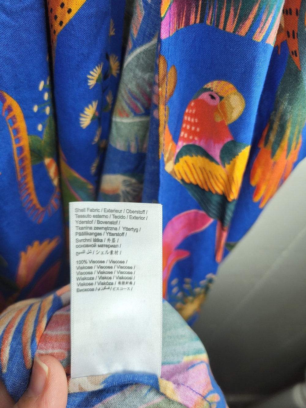 FARM Rio Macaw Party Cover Up Macaw Party Blue - Picture 6 of 12